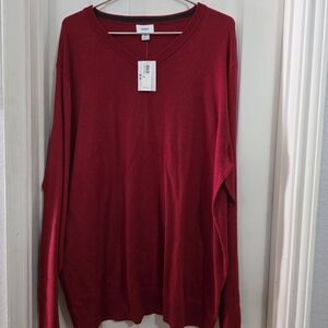 Old Navy Men's V-Neck Sweater - Deep Red